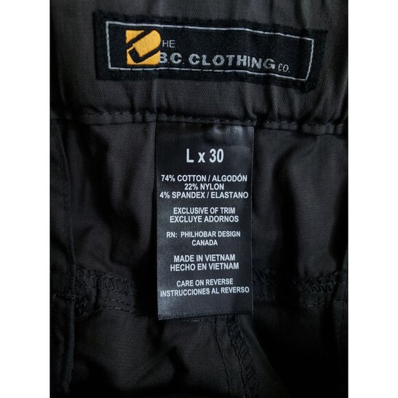 The BC Clothing Co Convertible Pants Men's Size Large Gray - Picture 9 of 11